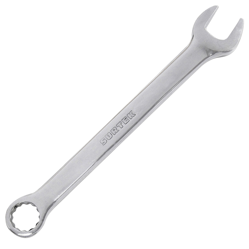 Llave combinada pulido espejo en pulgadas, 12 puntas, 7/16" Surtek
