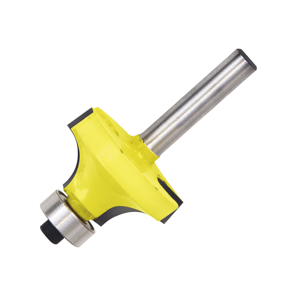 Broca para router de acero redondeadora de moldura con balero 1-1/4" zanco de 1/4" Surtek