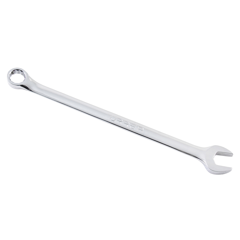 Llave combinada extra larga pulido espejo en pulgadas, 12 puntas, 3/8" Urrea