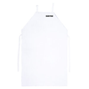 Mandil de PVC dieléctrico color blanco, 1.10 m Surtek