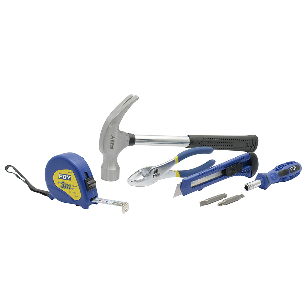 Juego combinado de herramienta para hogar, 5 piezas Foy