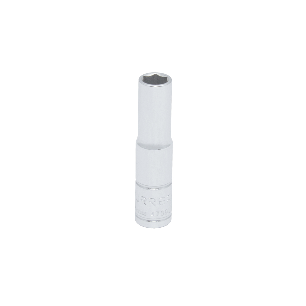 Dado largo cuadro de 1/4", 6 puntas, en pulgadas, 9/32" Urrea