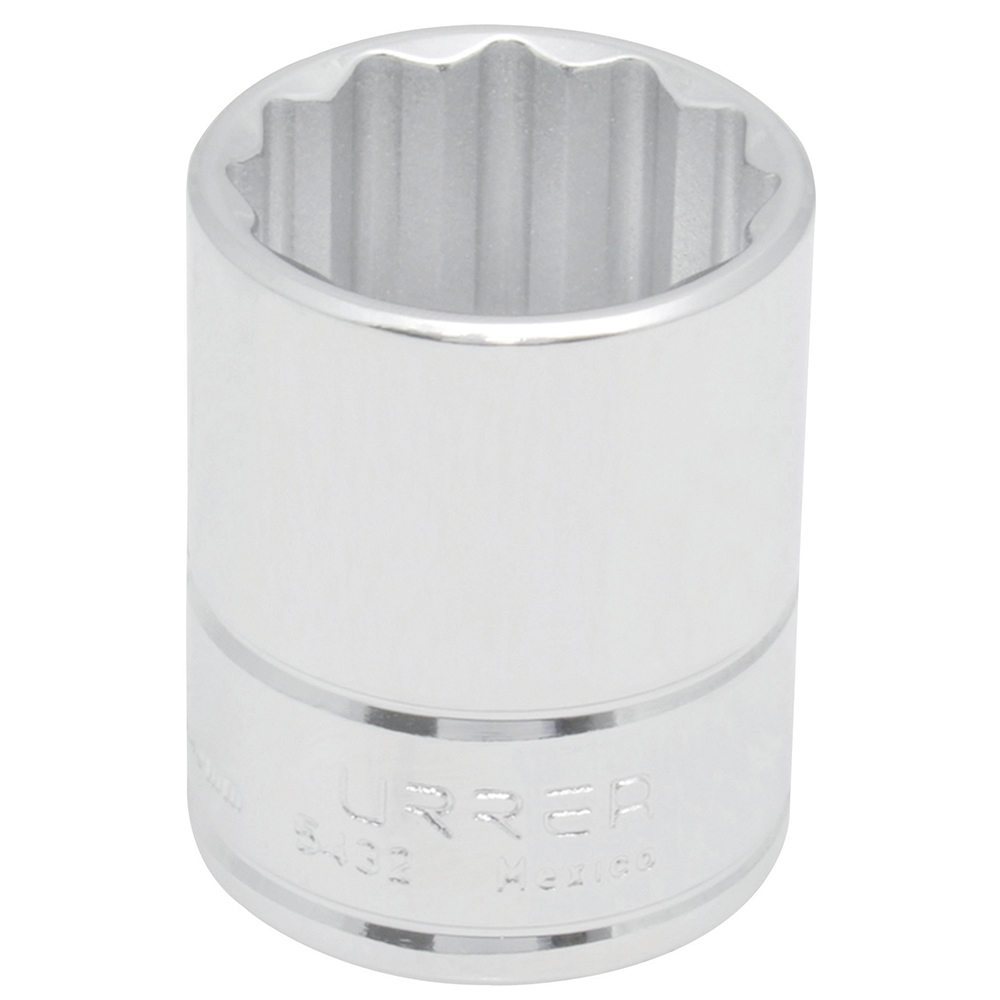 Dado cuadro de 1/2", 12 puntas, en pulgadas, 5/8" Urrea