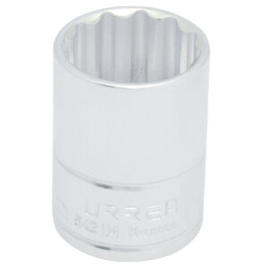 Dado cuadro de 1/2", 12 puntas, métrico, 31 mm Urrea