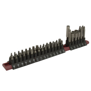 Juego combinado de puntas hexágono de 1/4" con adaptador magnético, 42 piezas Urrea