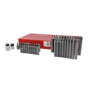 Juego combinado de puntas hexágono de 3/8" con adaptadores, 44 piezas Urrea