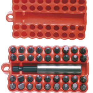Juego combinado de puntas hexágono de 1/4" con adaptador magnético, 37 piezas Urrea