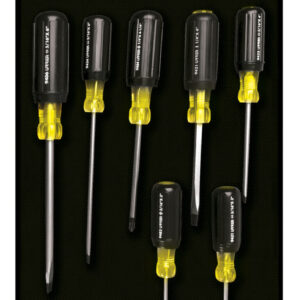 Juego de destornilladores con mango cushion grip, combinados, 7 piezas Urrea
