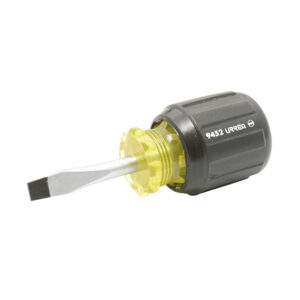 Destornillador con mango cushion grip, tipo trompo punta plana barra redonda 1/4" x 1-1/2" Urrea