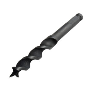 Broca para madera de acero al carbono tipo gusano 1-1/2" zanco de 1/2" Urrea