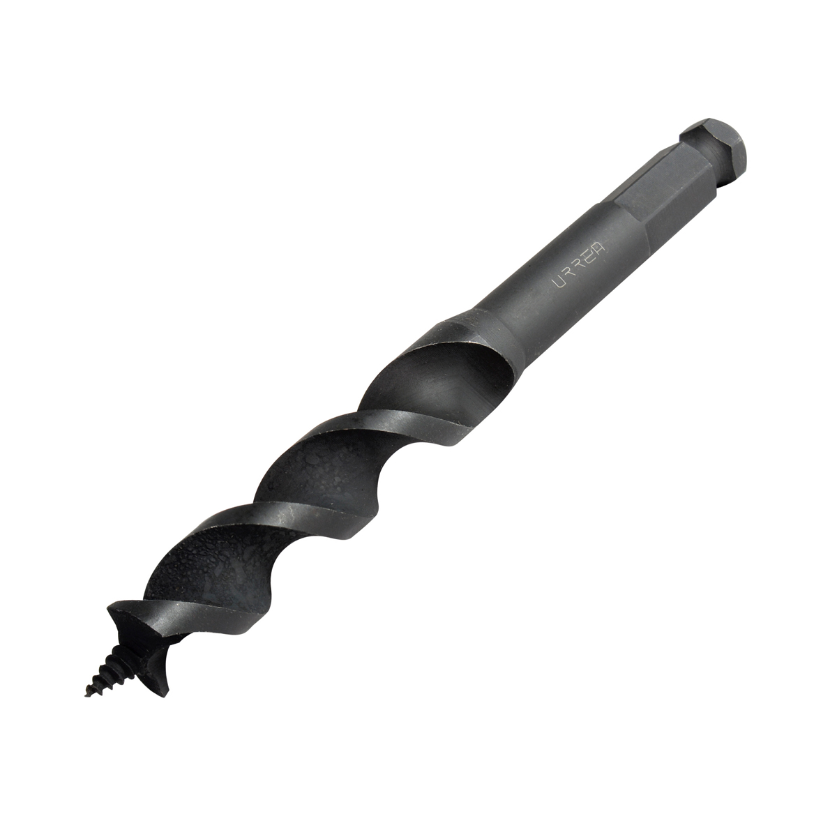 Broca para madera de acero al carbono tipo gusano 7/16" zanco de 3/8" Urrea