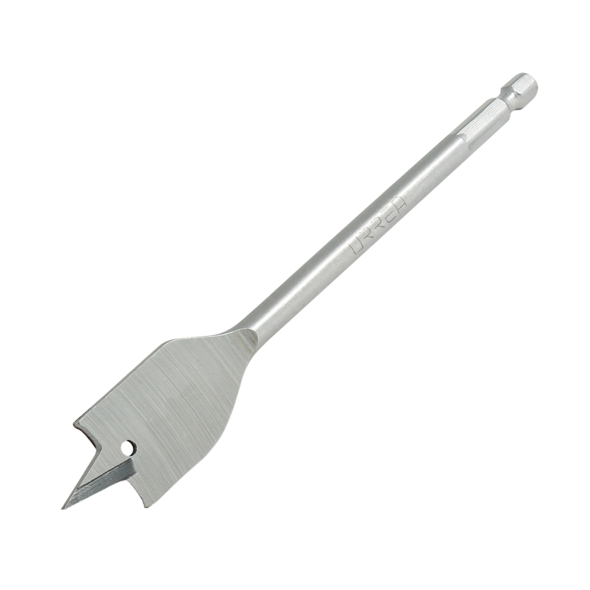 Broca para madera de acero al carbono tipo manita 1-1/4" zanco de 1/4" Urrea