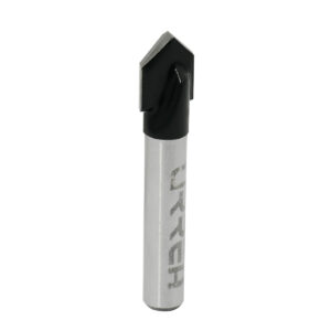 Broca para router de acero corte en "V" 1/2" zanco de 1/4" Urrea