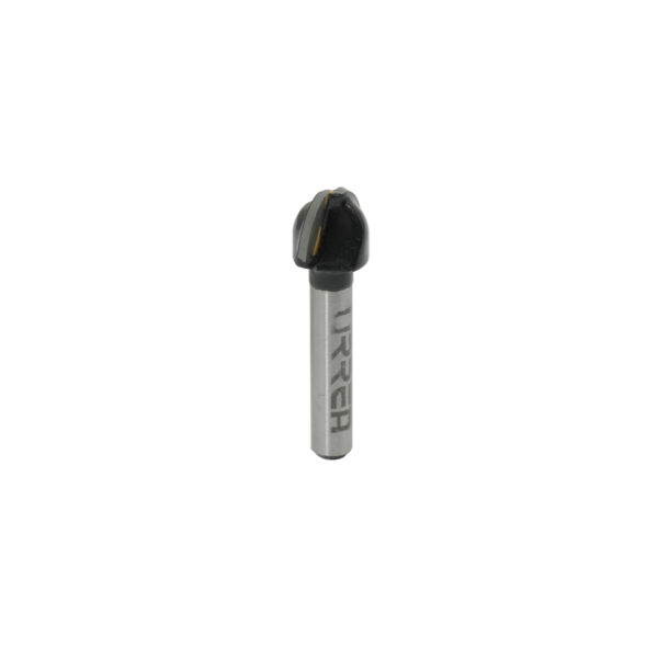 Broca para router de acero de media caña 3/8" zanco de 1/4" Urrea