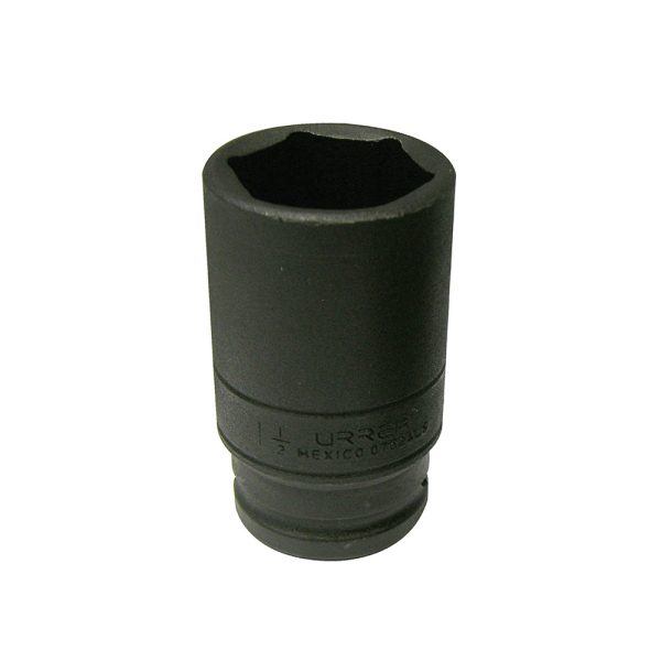 Dado de impacto en pulgadas cuadro de 3/4" para ruedas de camión, 3/4" x 1-1/2" Urrea 07524LS