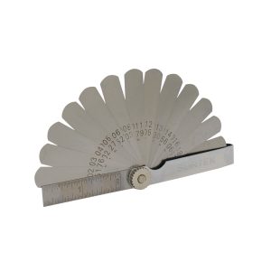 Calibrador en pulgadas y milimétricos 15 hojas Surtek 107325