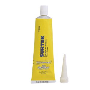 Silicón en tubo transparente, 70 gr Surtek 113455