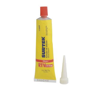 Silicón para alta temperatura, color rojo en tubo, 70 gr Surtek 113459