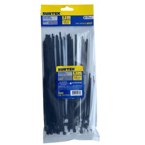 Cinchos plásticos combinados en bolsa tensión 8 Kg, 200 piezas Surtek 114250