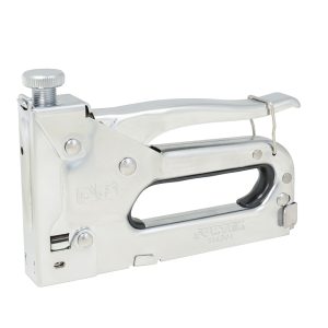 Engrapadora metálica tipo pistola con ajuste de presión para grapas de 5/32" a 9/16" Surtek 114301