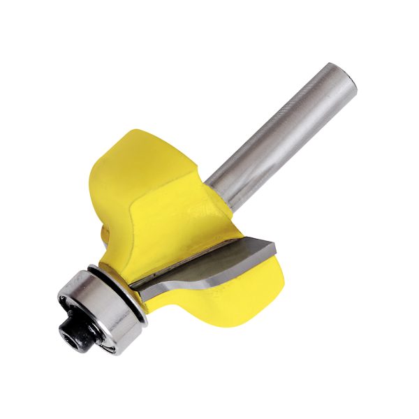 Broca para router de acero pecho de paloma con balero 1-3/8" zanco de 1/4" Surtek 119275