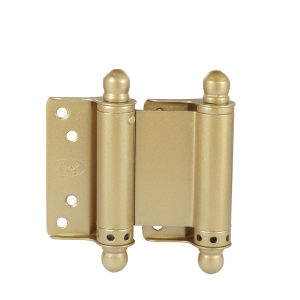 Juego de bisagras doble acción latón brillante 3", 2 piezas Lock 11BR