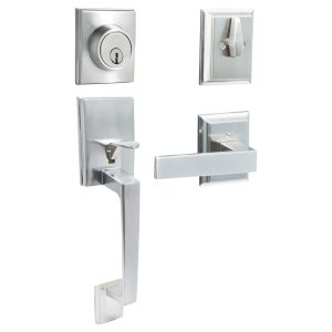 Gatillo rectangular sólido para entrada función doble, níquel satinado, visual Lock 11GA