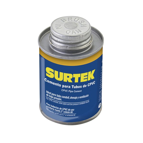 Cemento para tubo CPVC, 236 ml Surtek 121135