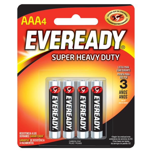 Pila alcalina Eveready® "AAA", 4 piezas Surtek 1212-4