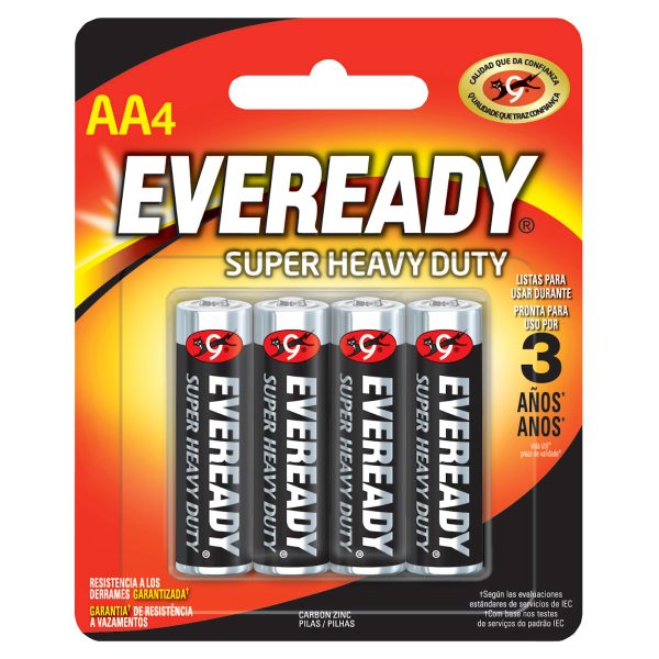 Pila alcalina Eveready® "AA",  4 piezas Surtek 1215-4
