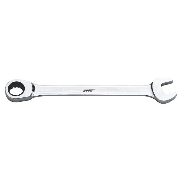 Llave combinada pulido espejo de matraca en pulgadas, 12 puntas, 13/16" Urrea 1226CM