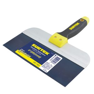 Espátula tapizadora de acero de alto carbón con mango bimaterial 8" Surtek 123108