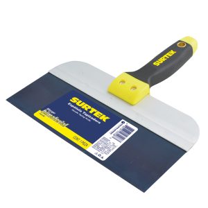 Espátula tapizadora de acero de alto carbón con mango bimaterial 10" Surtek 123110