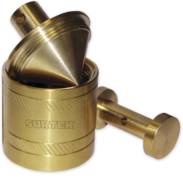Plomada de latón tipo barril 580 g Surtek 123276