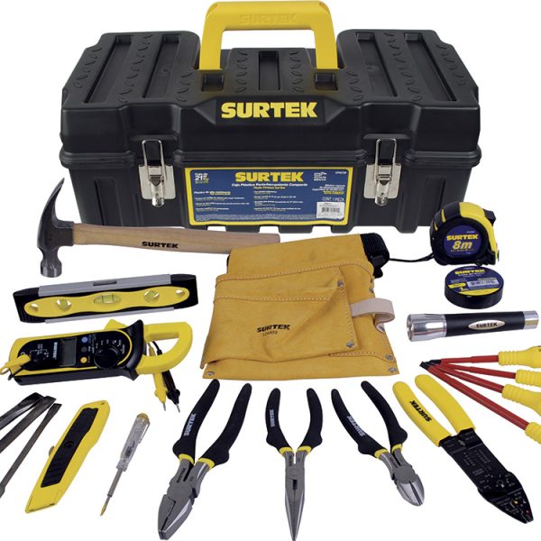 Juego combinado de herramientas para electricista, 21 piezas Surtek 125411