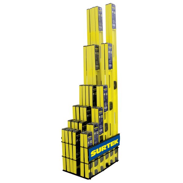 Rack con niveles de aluminio, 37 piezas Surtek 126121