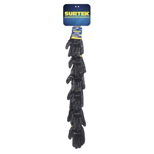 Tira de impulso con guantes de nailon con recubrimiento de nitrilo, 26 piezas Surtek 126445
