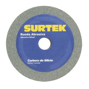Rueda abrasiva de carburo de silicio grano 60, 6" x 1" Surtek 128032
