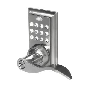 Cerradura digital tipo botón con manija, llave estándar Lock 12CD