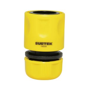 Juego de conectores para manguera de riego con sistema click 3/4" GHT, 2 piezas Surtek 130335