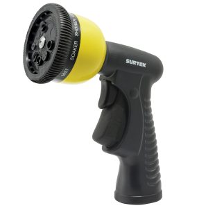 Pistola para riego con recubrimiento de PVC con 9 funciones 3/4" GHT Surtek 130348