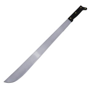 Machete troquelado con mango negro recto 14" Surtek 130498
