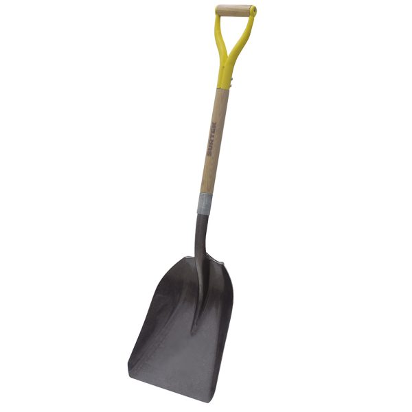 Pala con mango de madera con puño metálico "Y", tipo carbonera Surtek 130624