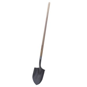Pala con mango largo de madera con anillo crimpado, tipo irrigación Surtek 130628