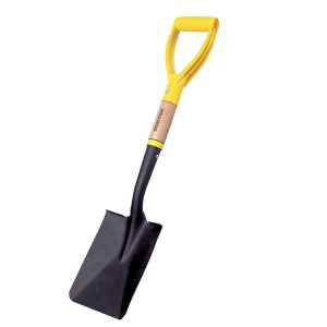 Pala cajuelera con mango de madera con puño metálico "D", cuadrada Surtek 130630