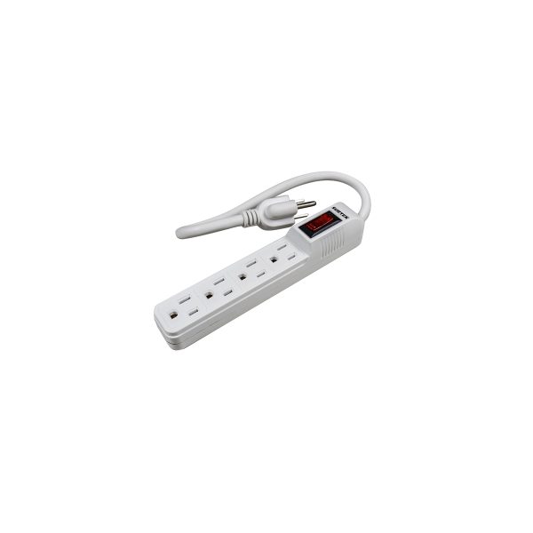 Multicontacto 4 entradas cable 30 cm Surtek 136200