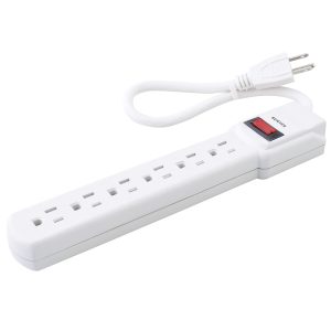 Multicontacto 6 entradas cable 30 cm Surtek 136201