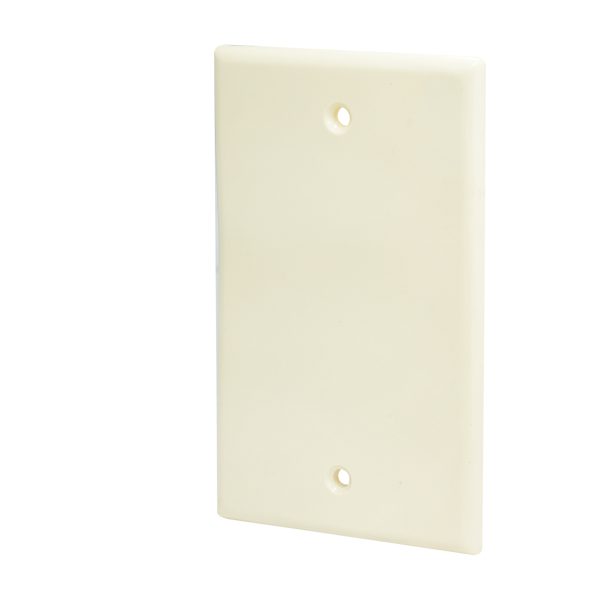 Placa ciega plástica, línea estándar, color marfil Surtek 136603