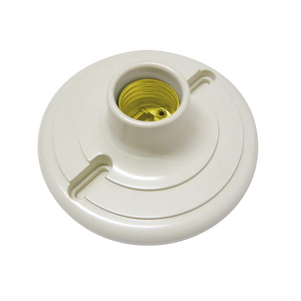 Portalámpara redonda de baquelita para techo 4" Surtek 136665