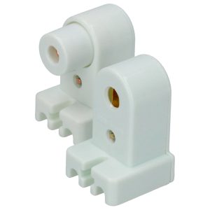 Portalámpara compacta Slim Line con terminales de presión, 2  piezas Surtek 136673